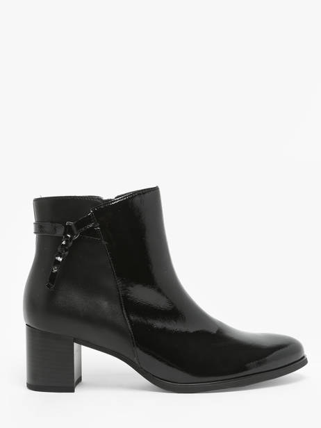 Boots Met Hak Uit Leder Gabor Zwart women 97